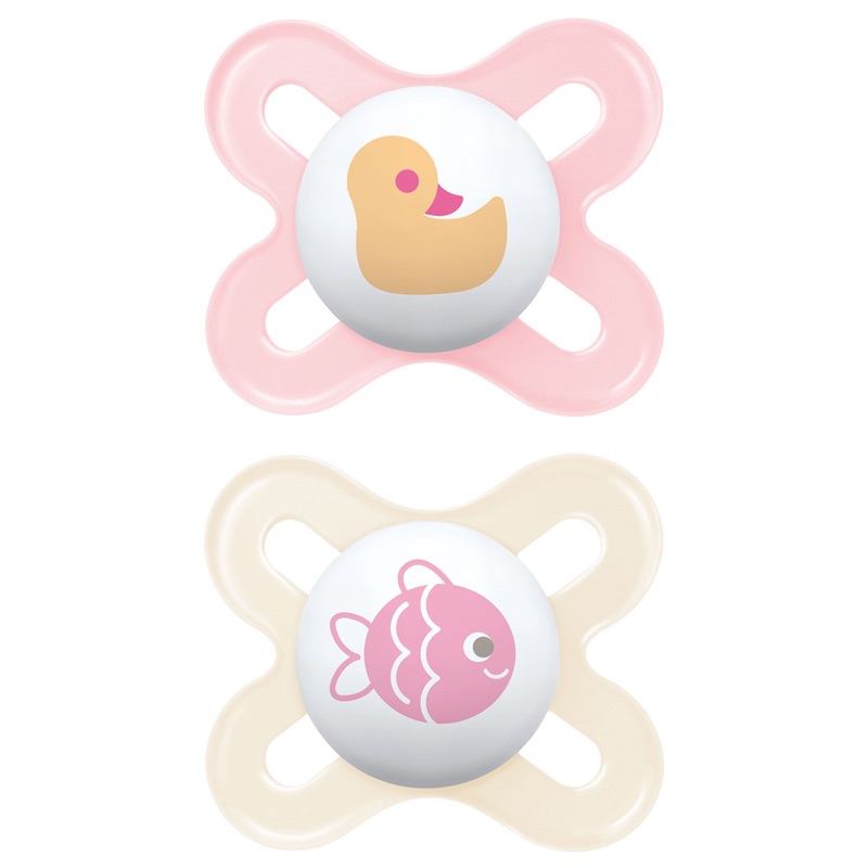 Soother Start (0-2 m 2Pk) Pink Cute - MAM