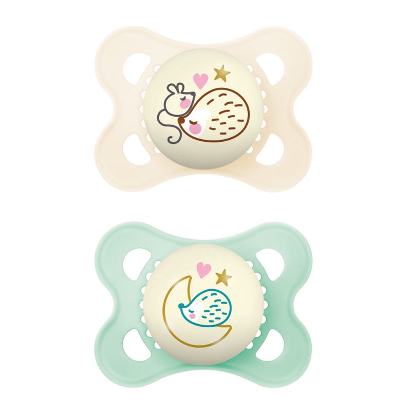 Soother Night (0-6 m 2Pk) Unisex - MAM