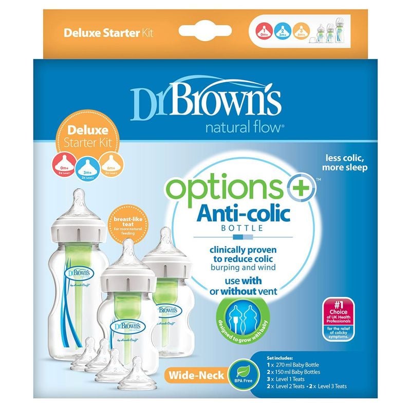 Baby Feeding Bottle Dr. Brown&rsquo;s Options+ Starter Kit
