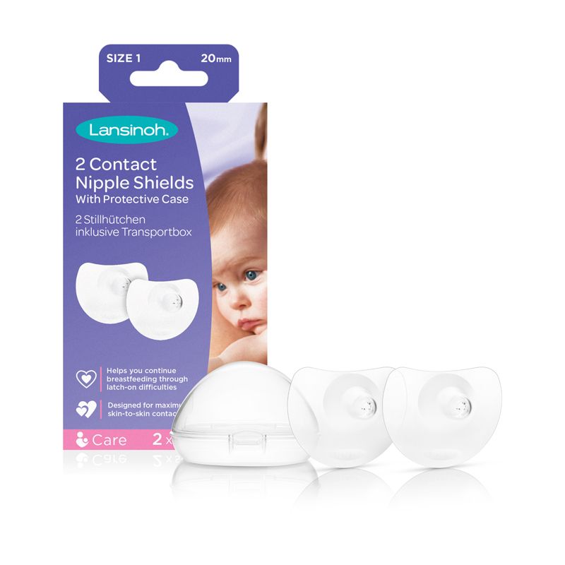 Contact Nipple Shields 20mm 2Pk - Lansinoh