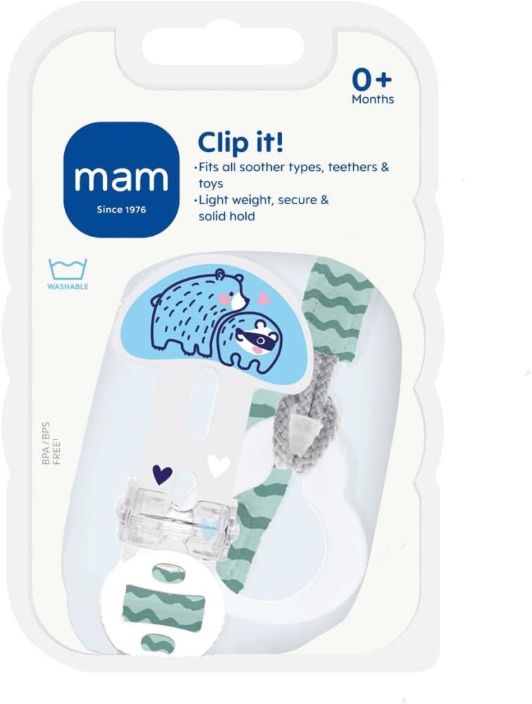 Soother Saver Clip It Boy - MAM