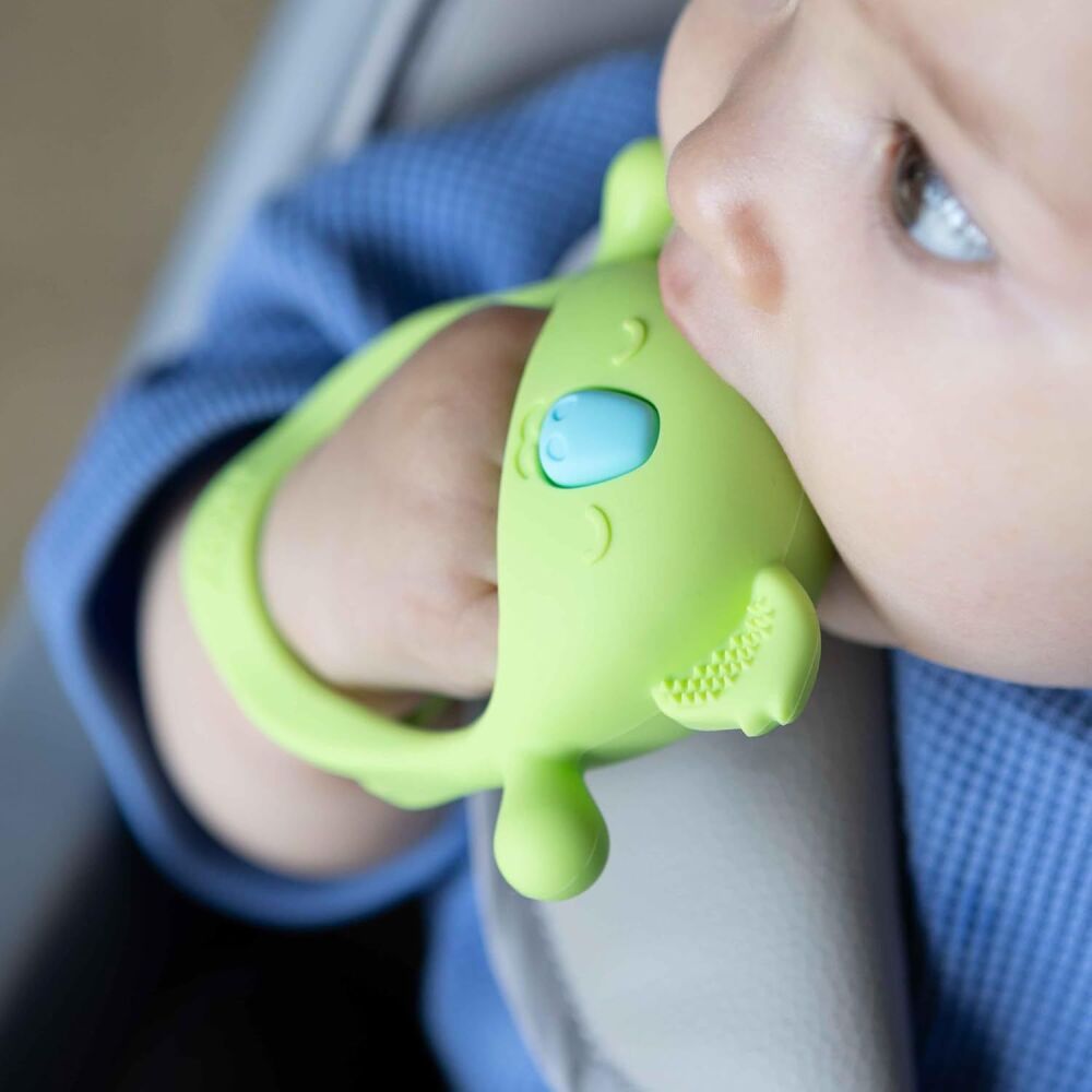 Teething&acirc;&macr;Mitt Wrist&acirc;&macr;Pal&acirc;&macr;3m+ Silicone&acirc;&macr; - Nuby