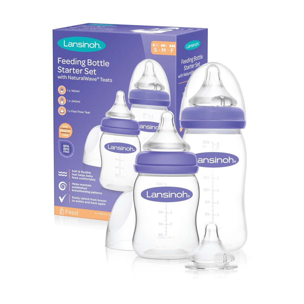 Baby Feeding Bottle Lansinoh Starter&acirc;&macr;Set 2Pk