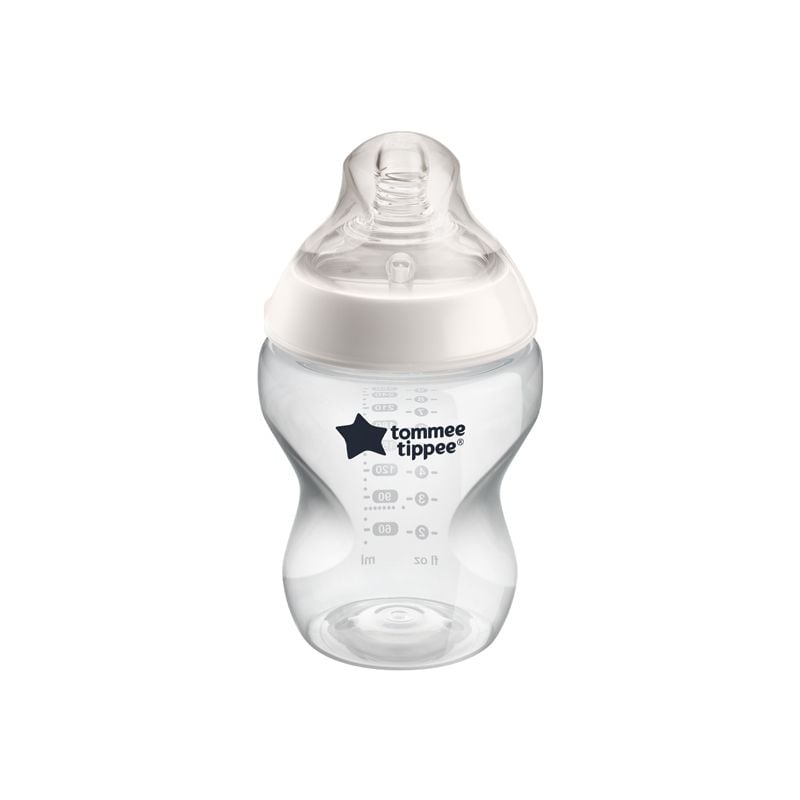 Baby Feeding Bottle Tommee Tippee Natural Start 260ml for 0m+ 2Pk