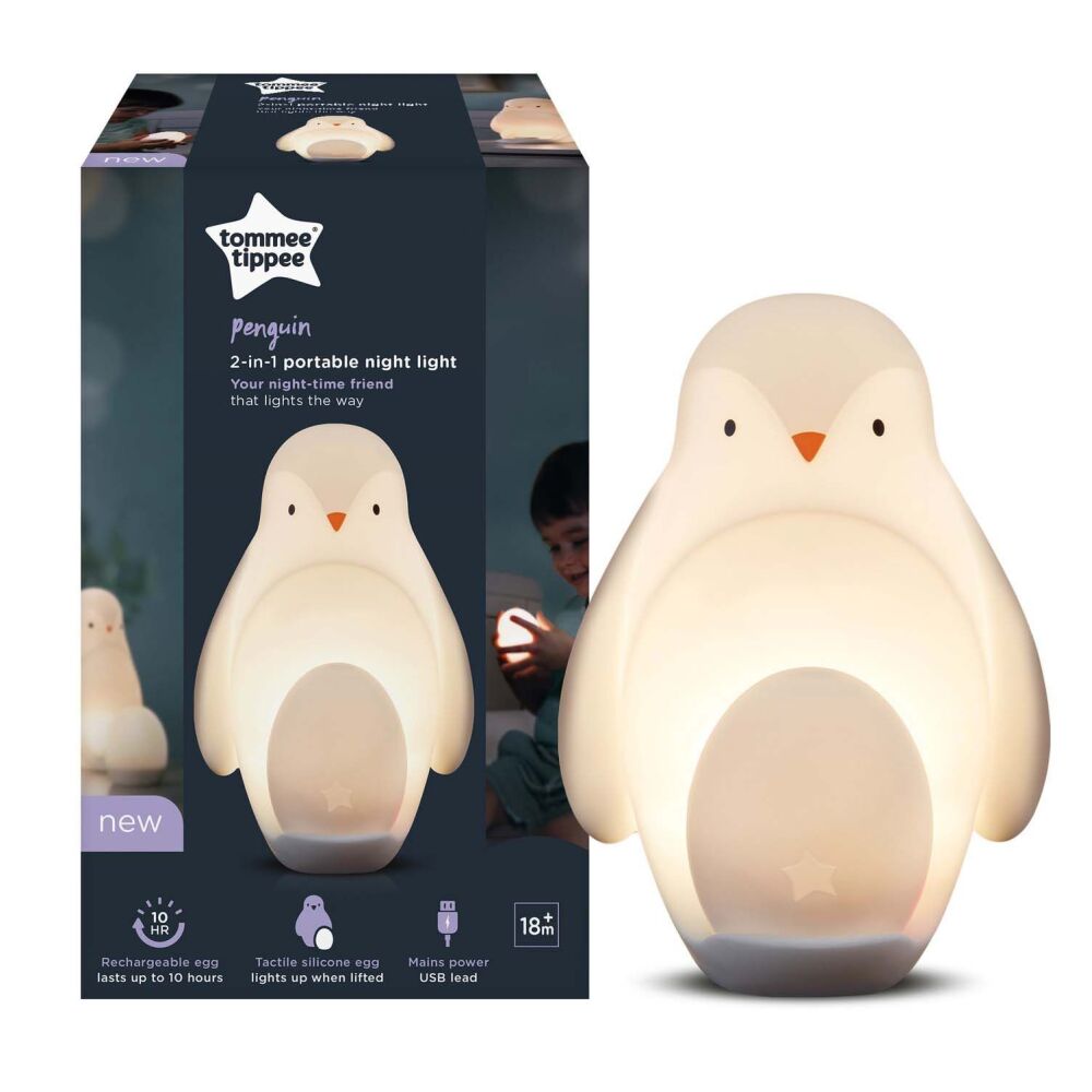 Portable Night Light Sleep Penguin 2 In 1 - Tommee Tippee