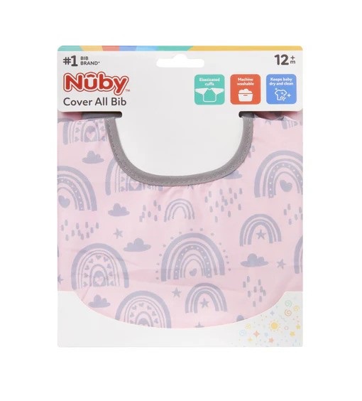 Coverall Bib in Pink - Nuby
