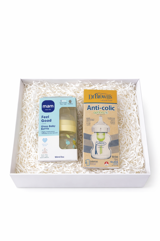 TryMe Box Glass Starter (2) &ndash; Eco Baby Bottle Gift Set