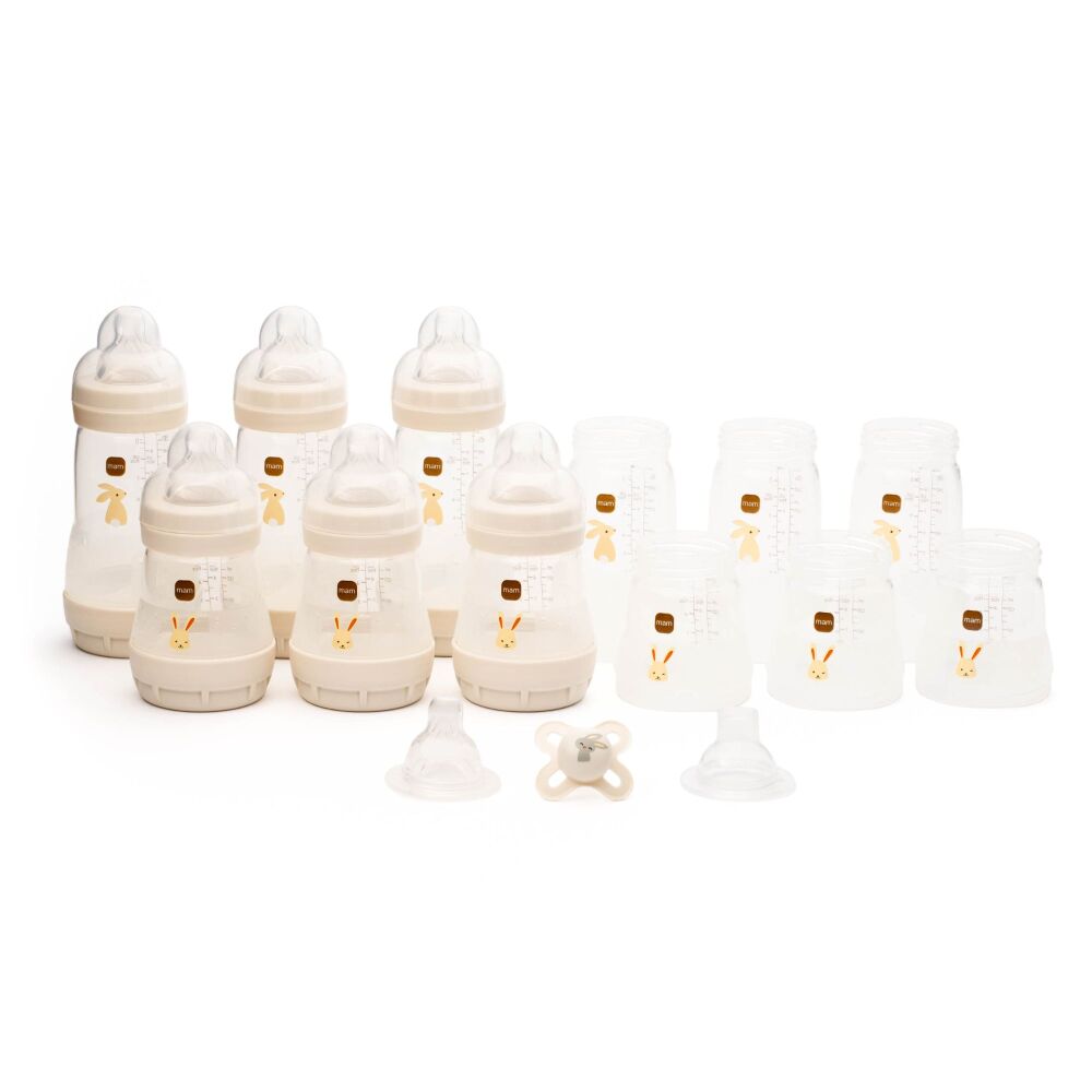 Baby Feeding Bottle MAM Easy Start Large Starter Set Neutral