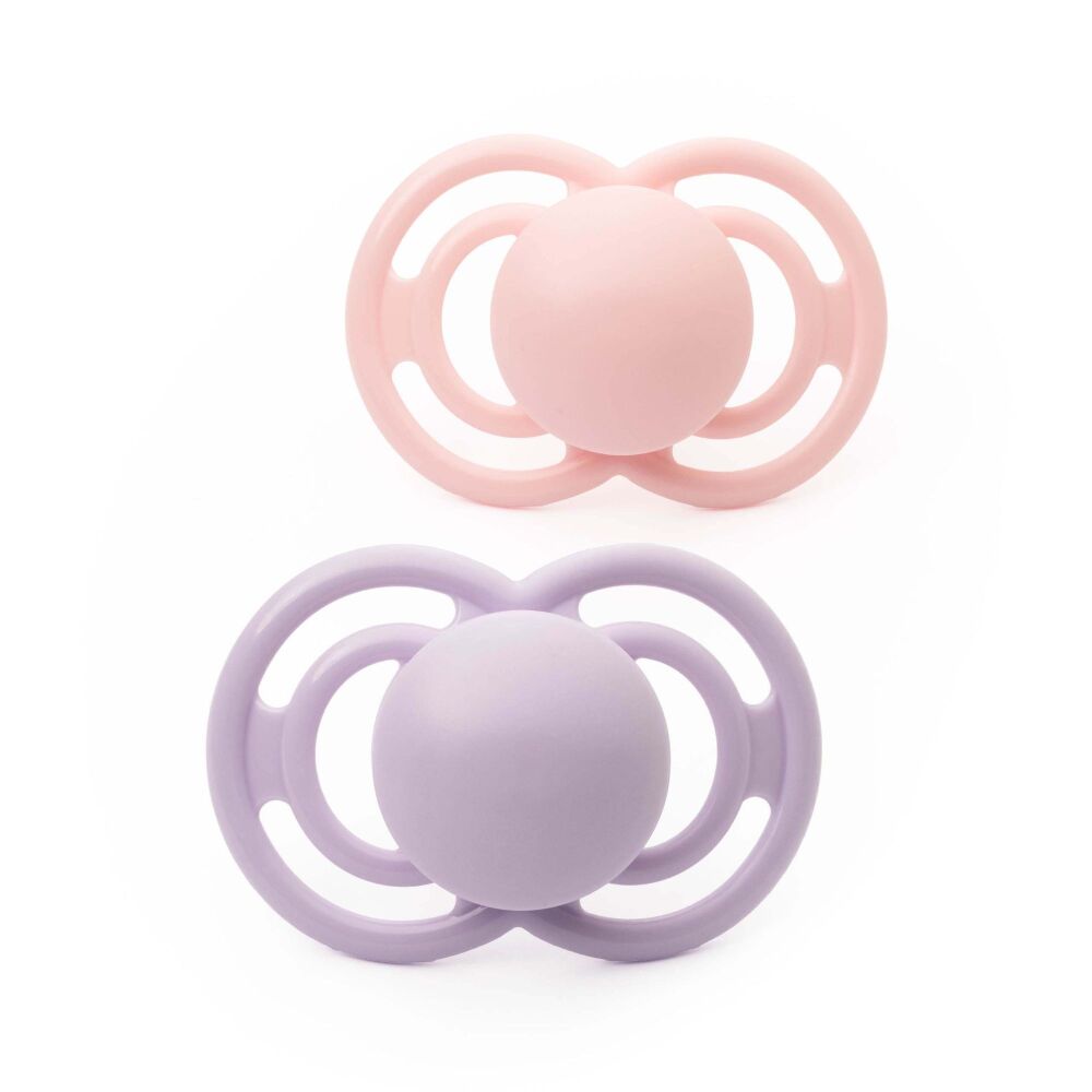 Soother Perfect (6-18m 2Pk) Pink/Lilac - MAM