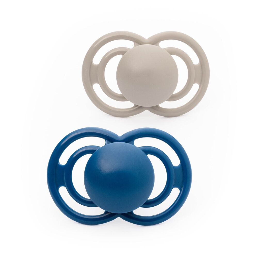 Soother Perfect (18-36m 2Pk) Blue/Grey - MAM