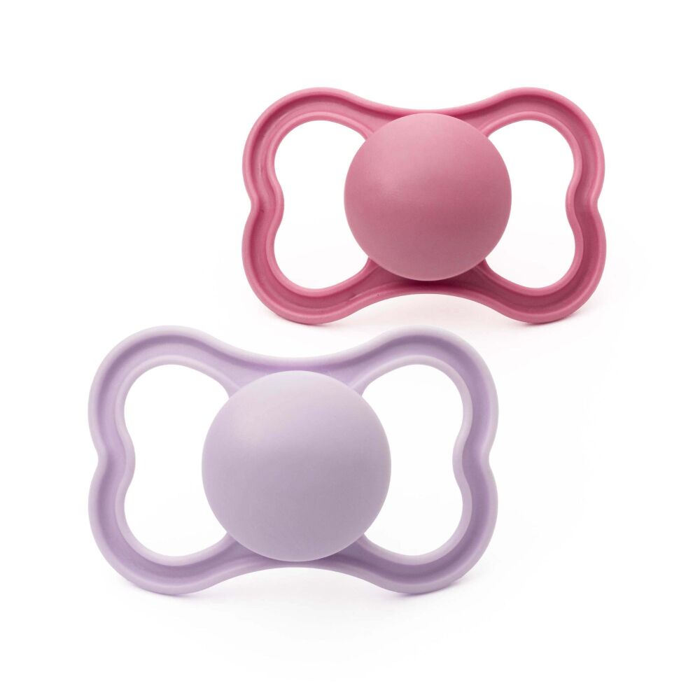 Soother Air (6-18 m 2Pk) Pink/Lilac - MAM
