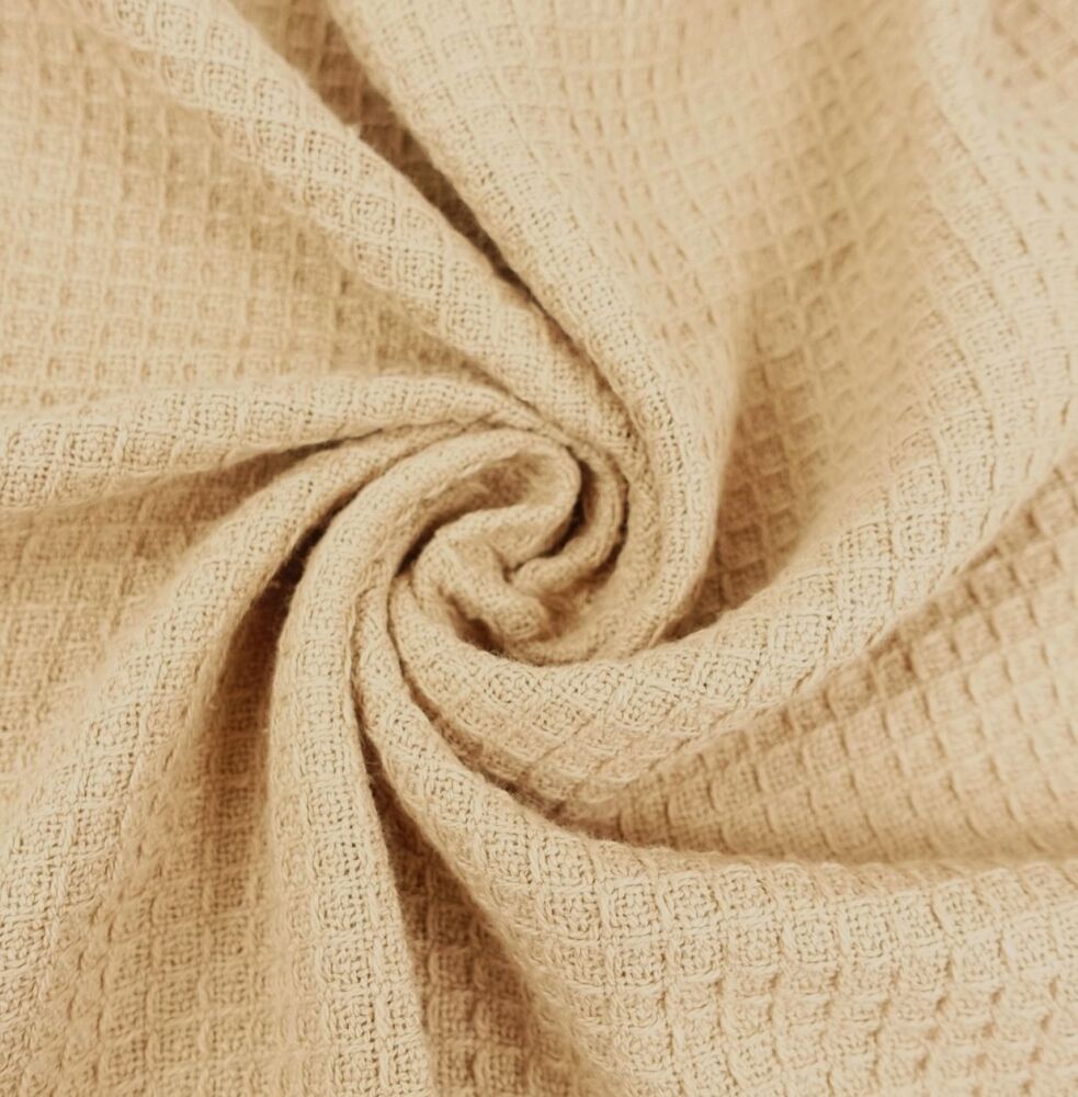 Baby Cotton Waffle Cellular Blanket Taupe