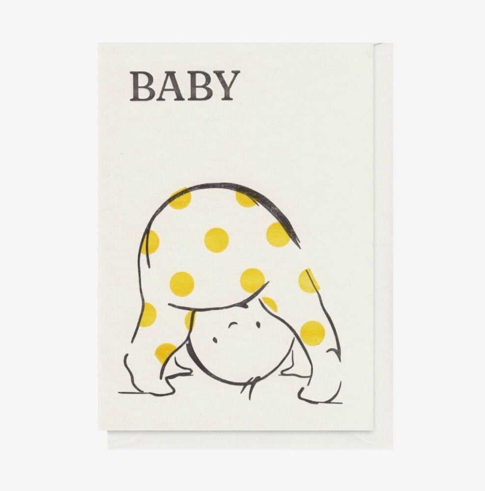 Baby Handcrafted Greeting Card &ndash; Alex & Olive