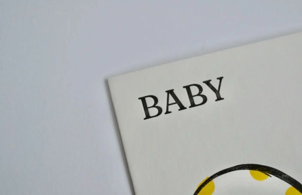 Baby Handcrafted Greeting Card &ndash; Alex & Olive