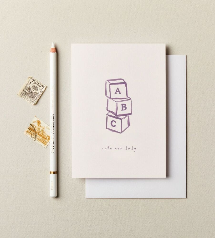 Cute New Baby Greeting Card - Ink & Bloom