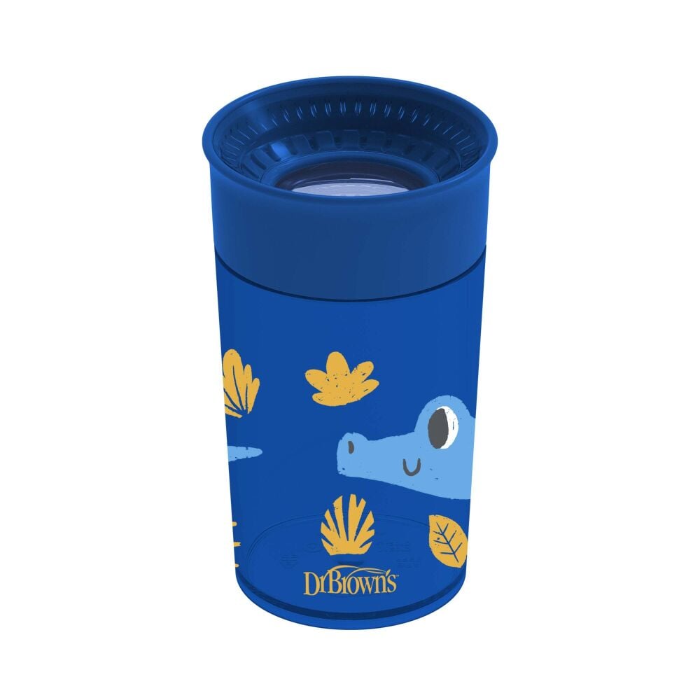 Cheers360 Blue Spoutless Transition Cup 9m+ 300ml &ndash; Dr. Brown&rsquo;s