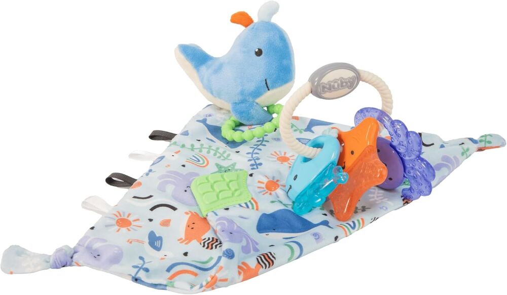 Teething Gift Set&acirc;&macr; Ocean Friends 0m+ 3pcs - Nuby