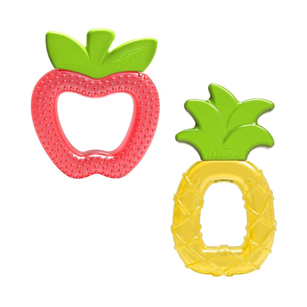 Teether Waterfilled&acirc;&macr; Aqua Cool Apple & Pineapple - Dr. Brown&rsquo;s
