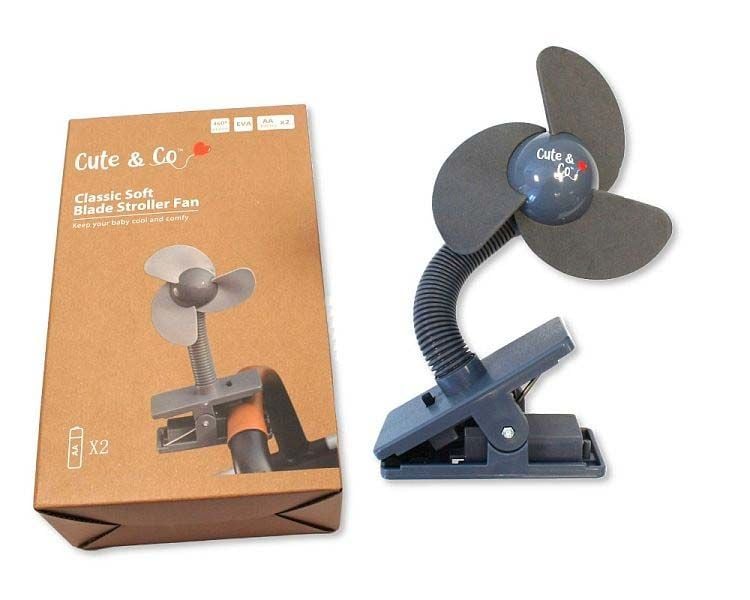 Baby Stroller Cooling Fan Grey - Sheldon