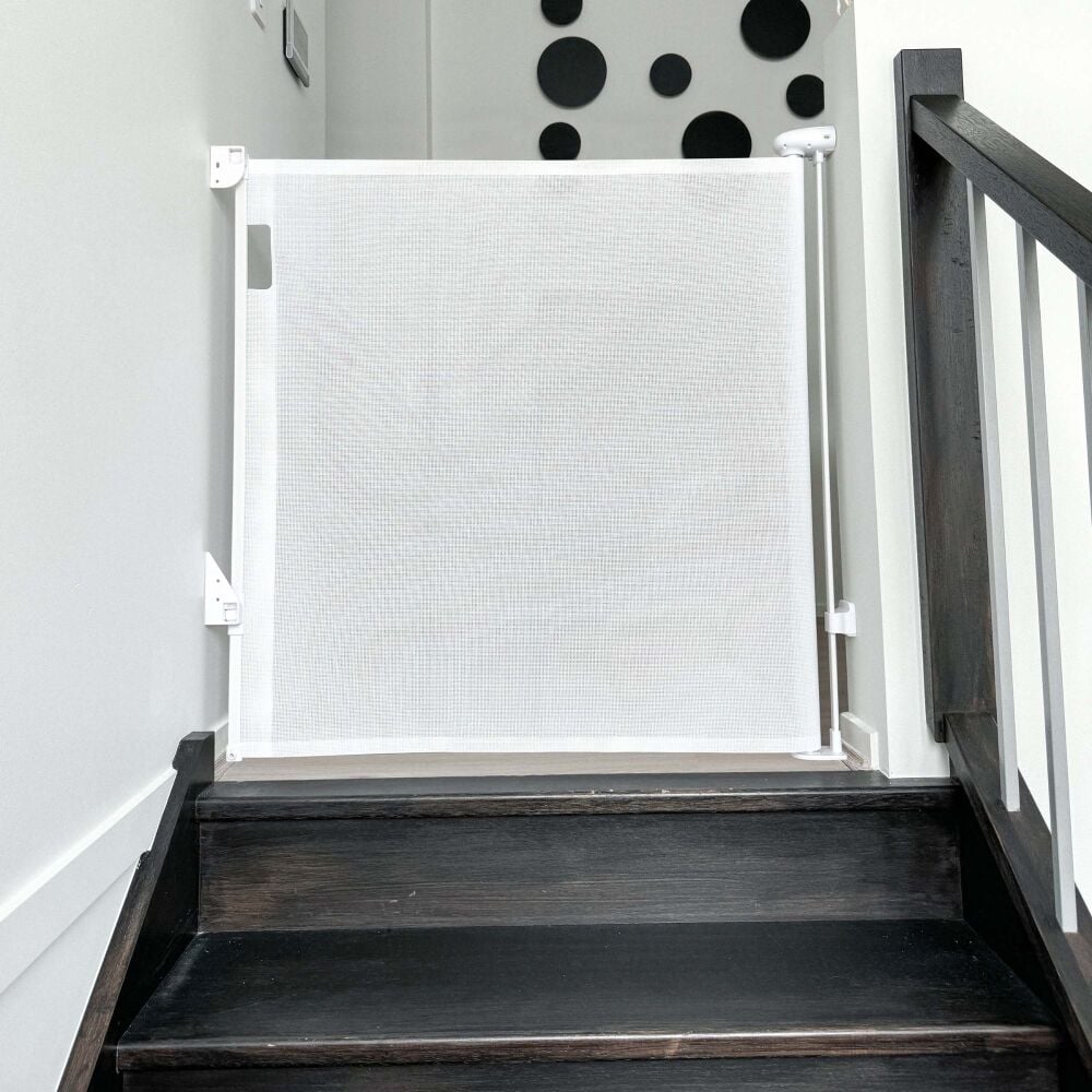 Safety Retractable Gate Glide &lsquo;N&rsquo; Hide Xtra Tall 60-140cm - Dreambaby