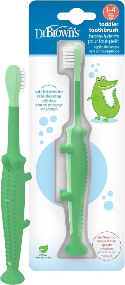 Crocodile Toothbrush Toddler (1-4 Years) &ndash;  Dr. Brown&rsquo;s