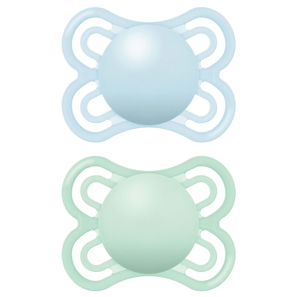 Soother Perfect (0-6m 2Pk) Blue - MAM