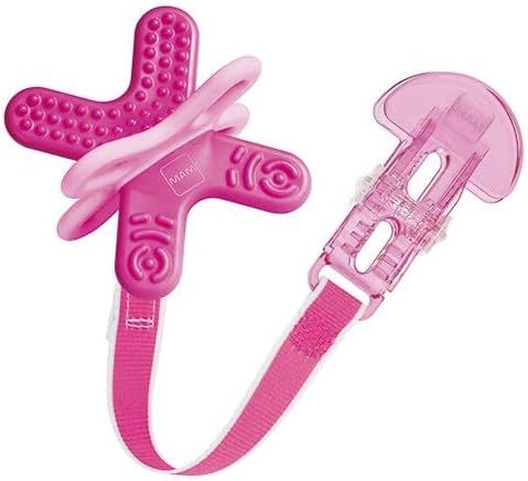 Teether Bite & Relax Phase 2 with Clip 4m+ Pink - MAM