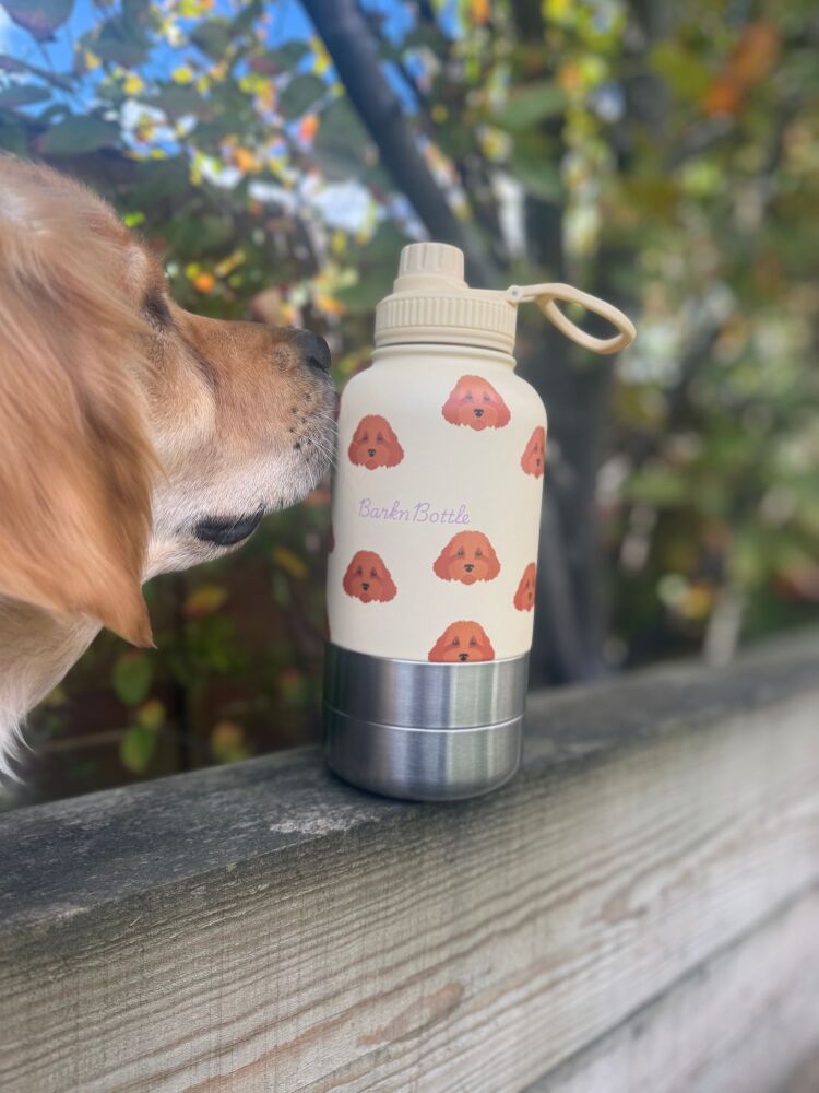 Cockapoo Design 32oz Travel bottle