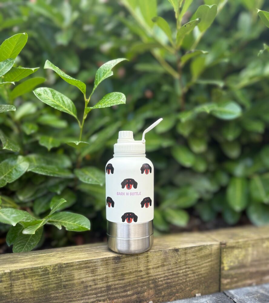 Dachshund Design 32oz Travel Bottle