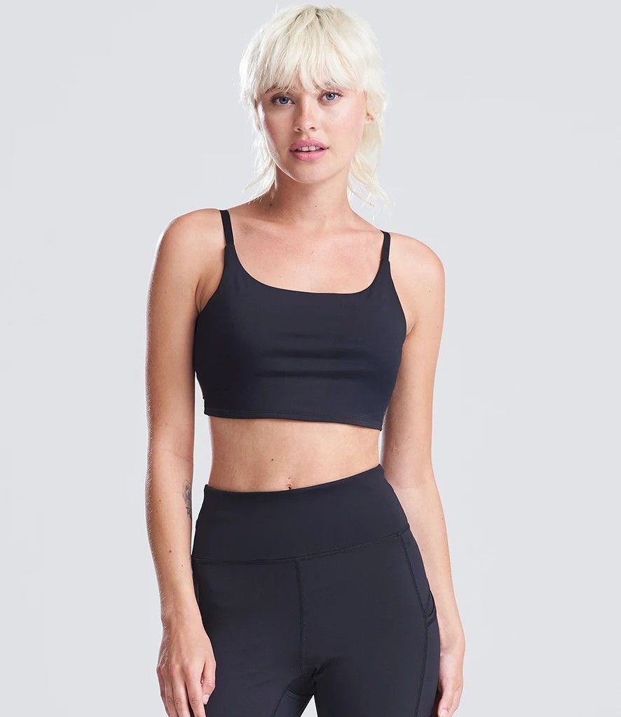 Ladies cool recycled tech sports bra