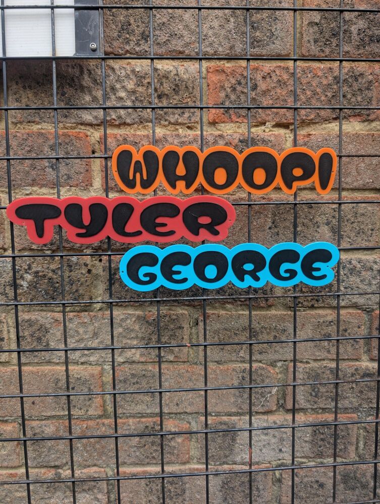 Colourful Crate Name