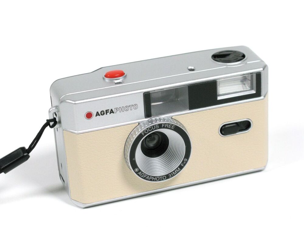 AgfaPhoto Reusable Camera, Cream