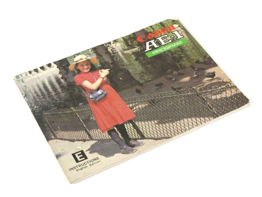 Canon AE1 Program Instruction Manual