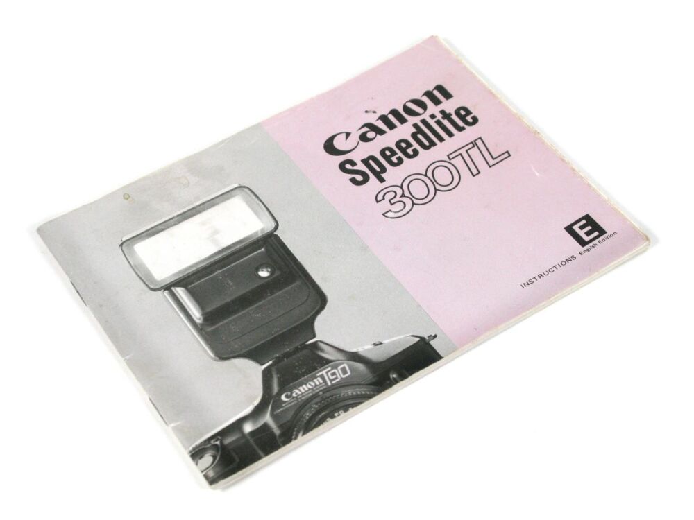 Canon Speedlite 300TL Instruction Manual