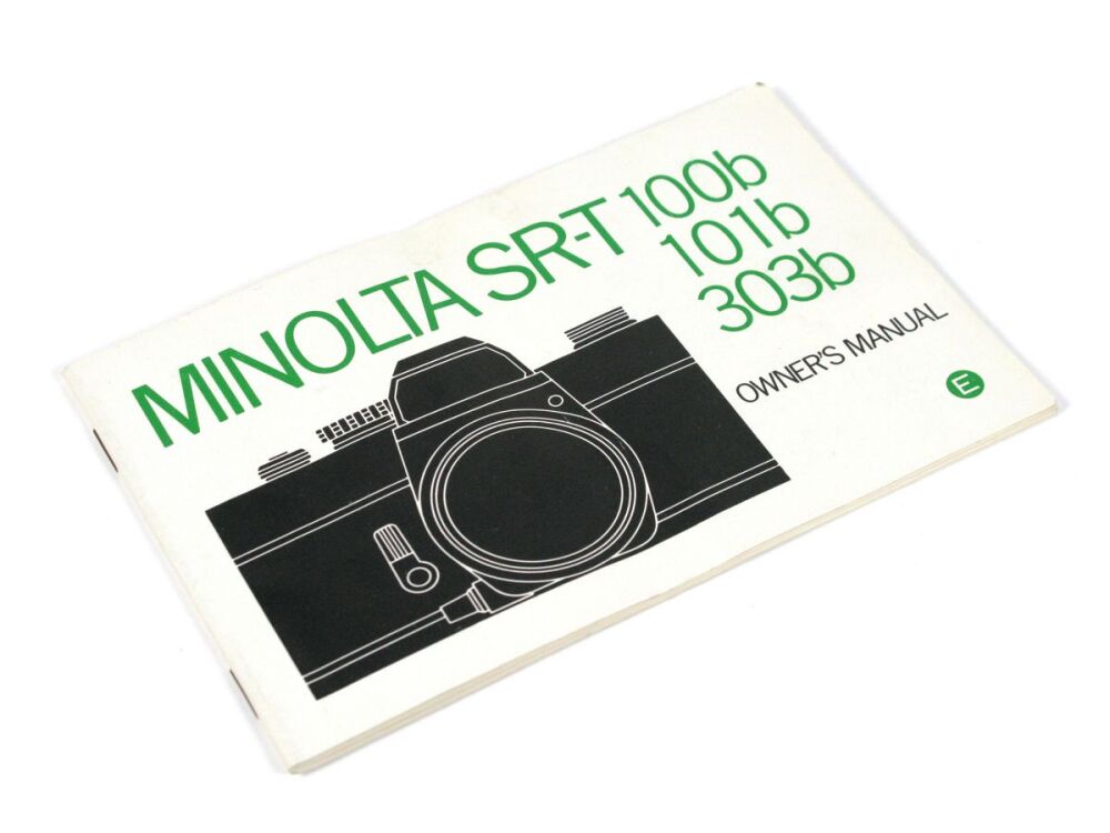 Minolta SRT 100b, 101b, 303b Owner's Manual