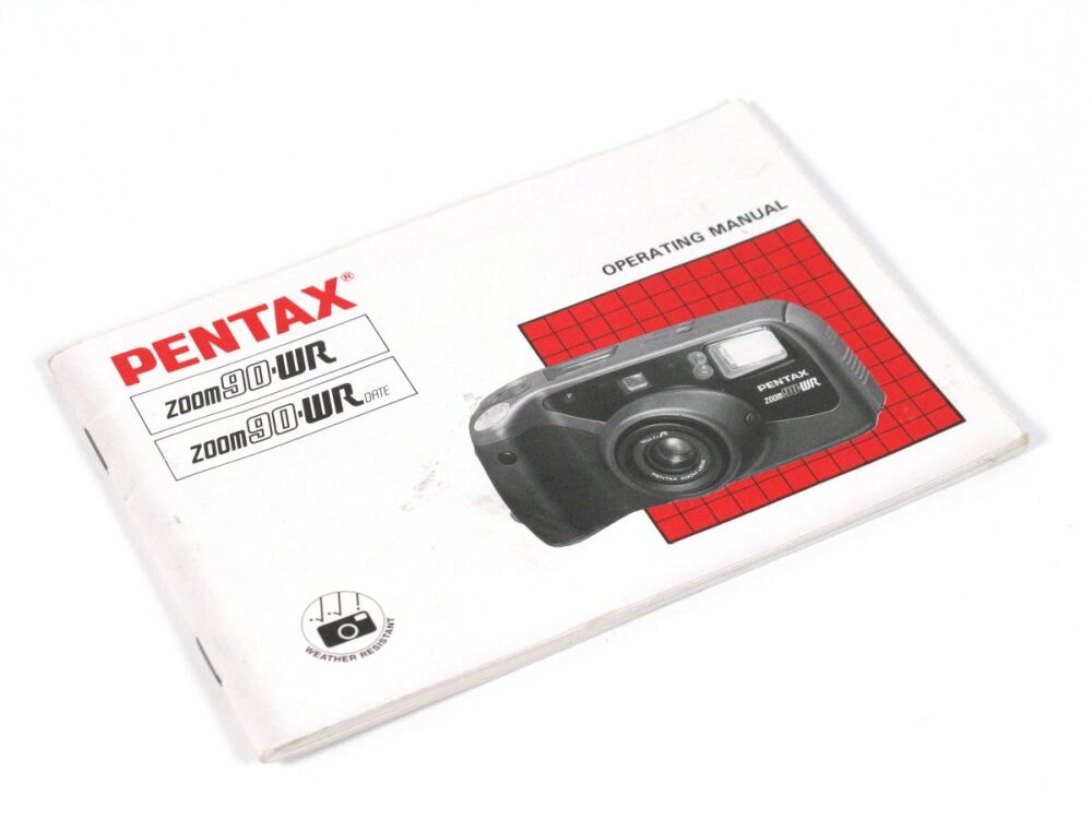 Pentax Zoom 90-WR Operating Manual