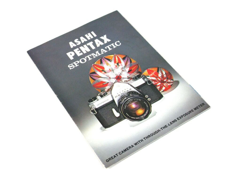 Asahi Pentax Spotmatic Instruction Leaflet