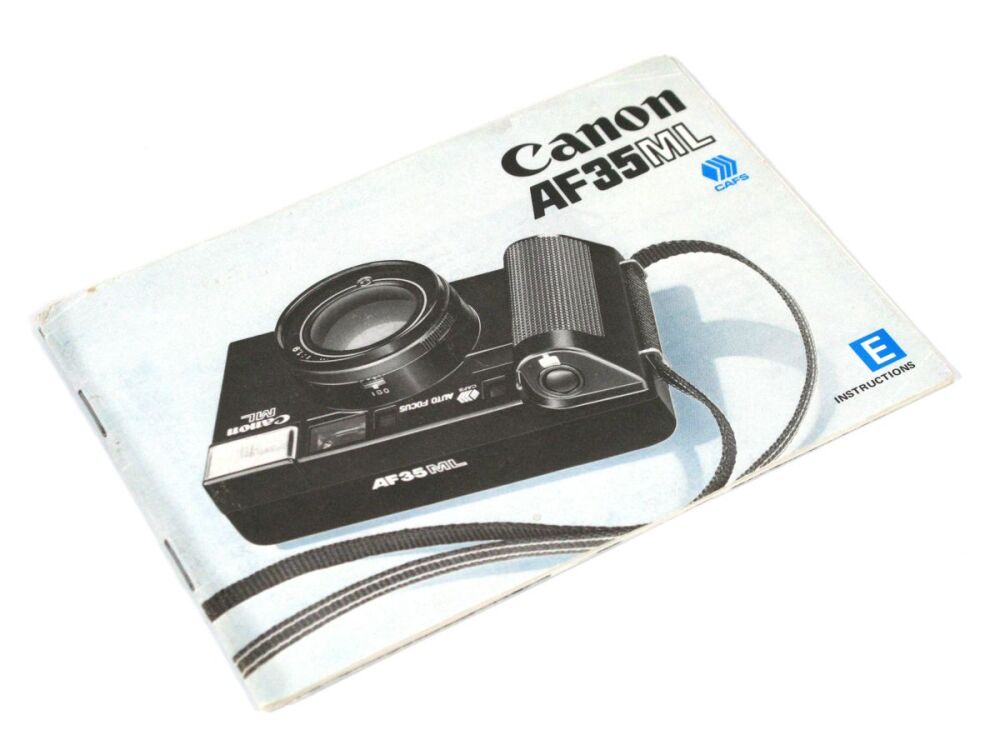 Canon AF35 ML Instruction Manual