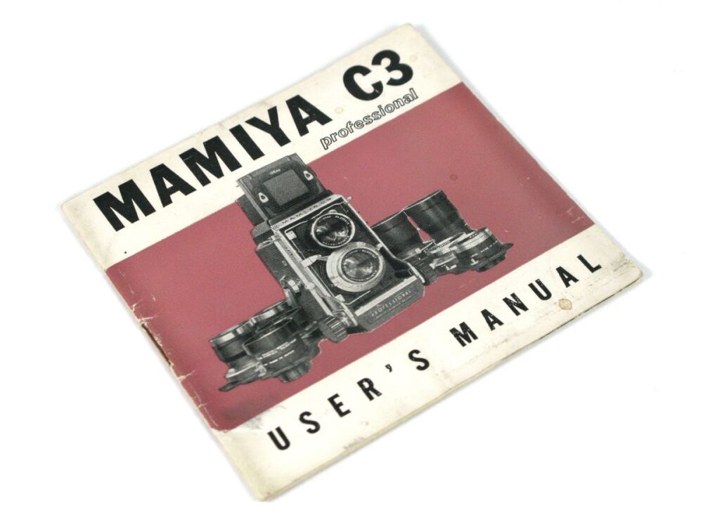 Mamiya C3 Professional User's Manual