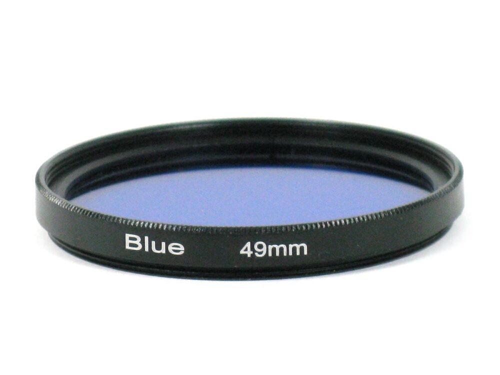 Blue 49mm Filter