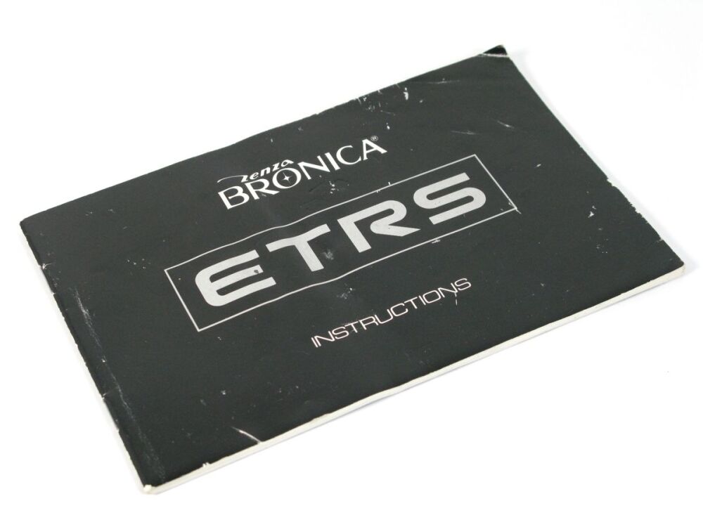 Zenza Bronica ETRS Instructions
