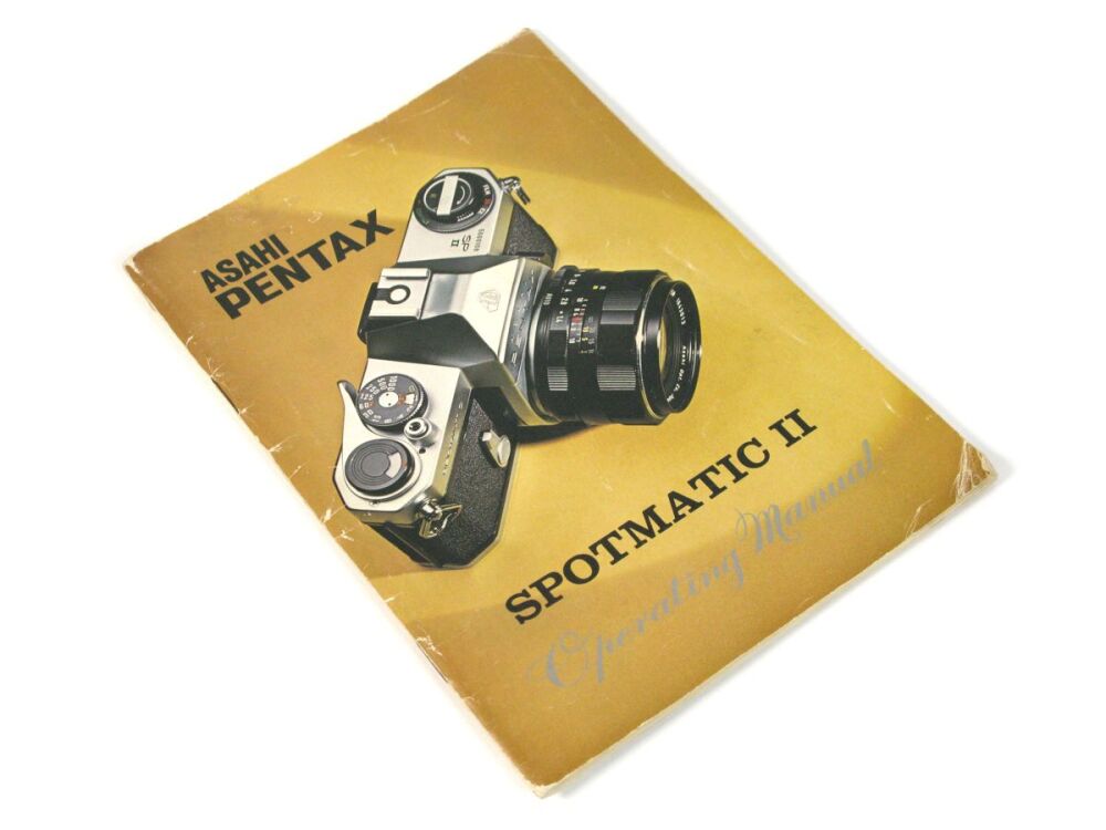 Asahi Pentax Spotmatic II Operating Manual