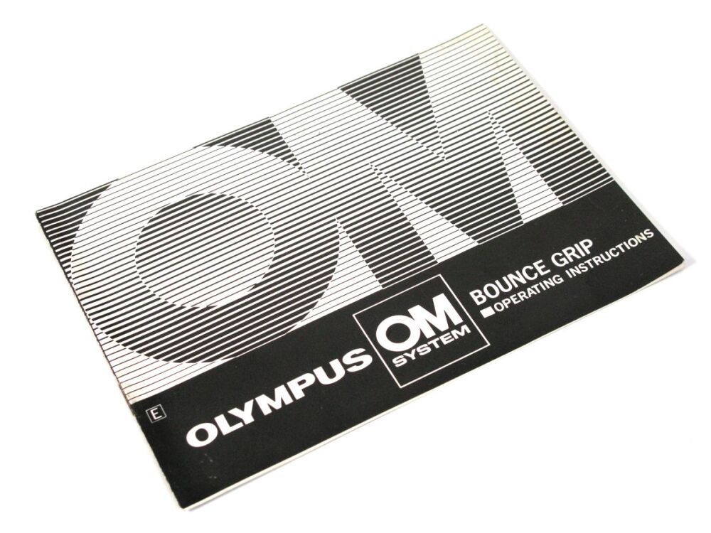 Olympus OM System Bounce Grip Operating Instructions