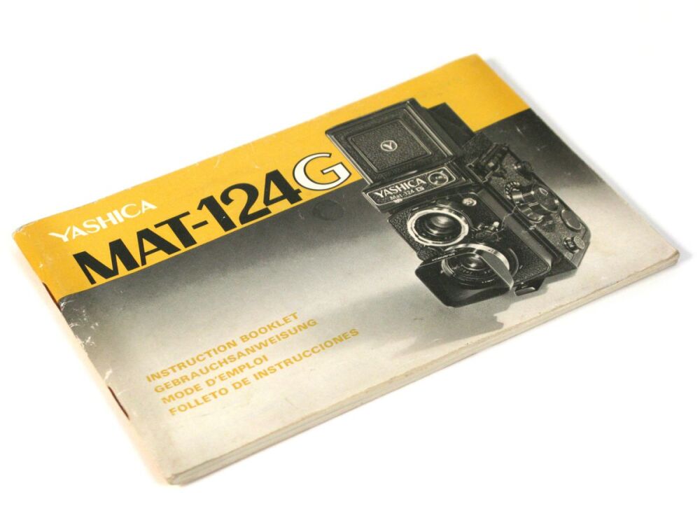 Yashica Mat 124G Instruction booklet