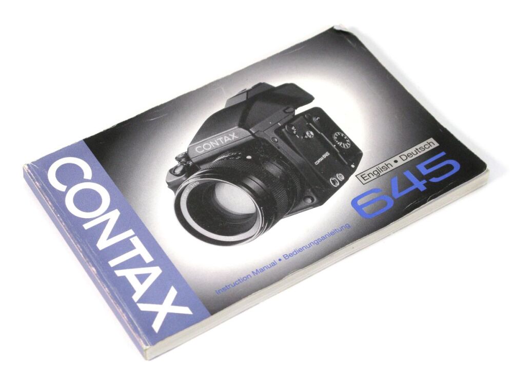 Contax 645 Instruction Manual