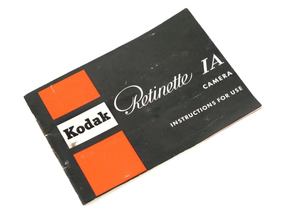 Kodak Retinette IA Camera Instructions for use