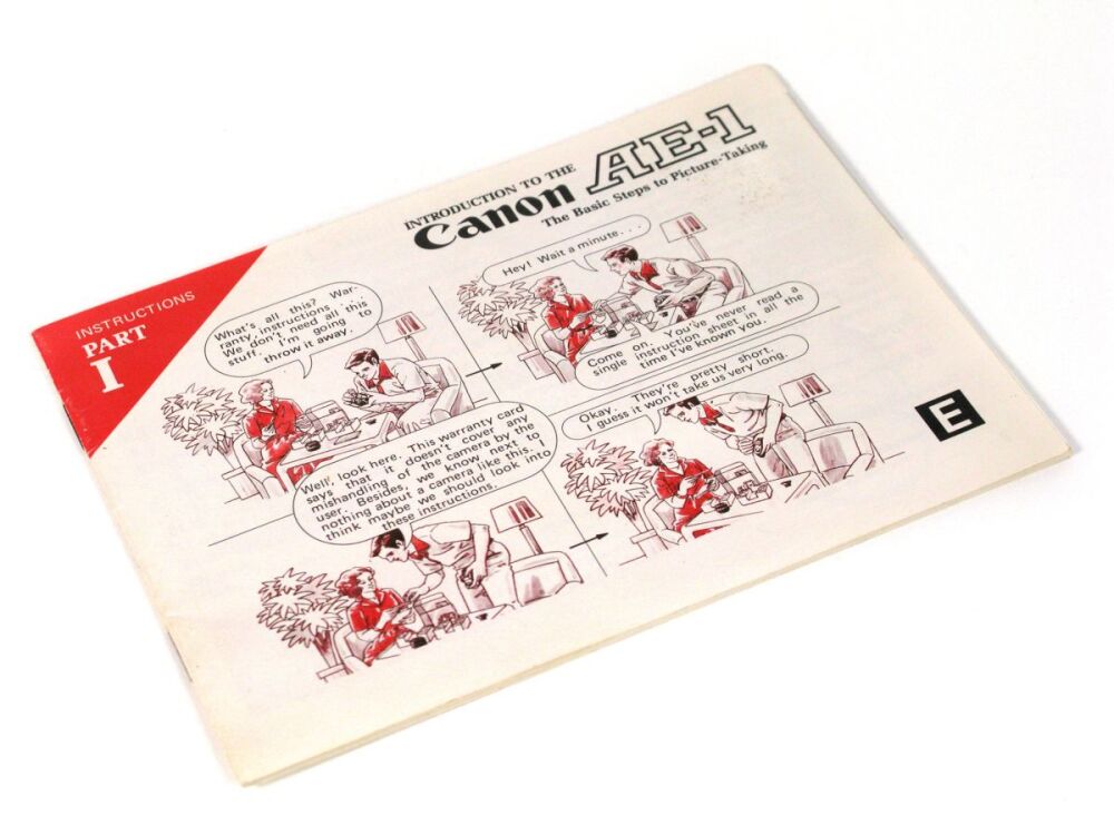 Introduction to the Canon AE-1 Instructions part I and II