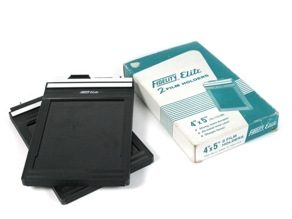 Fidelity Elite 4x5 Double Dark Slides