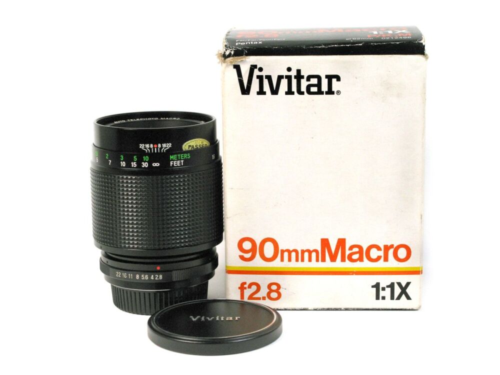 Vivitar 90mm f2.8 Macro 1:1, for Pentax PK