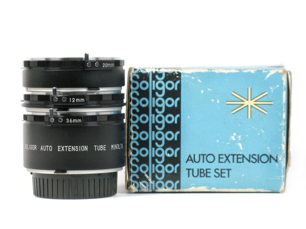 Soligor Auto Extension Tube Set, for Minolta